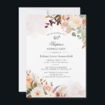 Convites Modern Floral 60º Aniversário Cores de Água Botâni<br><div class="desc">Convocação Botânica de Cores de Água do 60º Aniversário Moderno que você pode personalizar facilmente com os detalhes de sua festa clicando no botão "Personalizar". Apresentando um buquê floral moderno,  suculento e guiando a tipografia moderna. Perfeito para um convite de festas surpresa para qualquer celebração de marco</div>