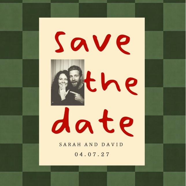 Convites Modern Funny Minimal Photo (Criador carregado)