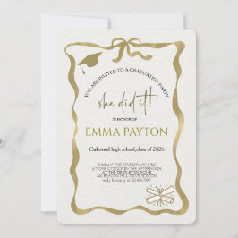 Convites Modern Graduation Celebration 