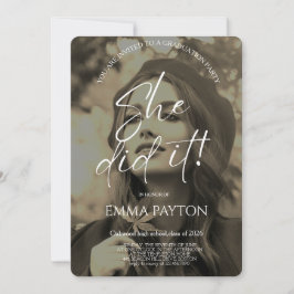 Convites Modern Graduation Celebration 