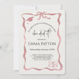 Convites Modern Graduation Celebration 