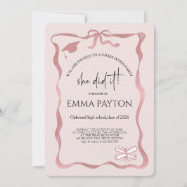 Convites Modern Graduation Celebration 