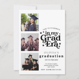 Convites Modern Graduation Party Invitation with Photos