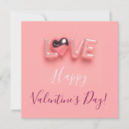 CONVITES  MODERN  HEART PINK VALENTINES DAY  