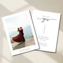 Modern Inline Ela Disse Sim Foto De Chá de panela