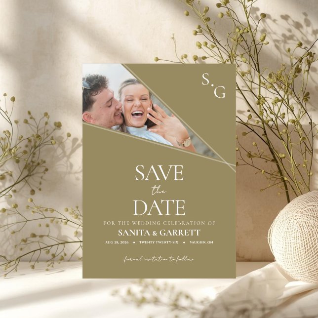Convites Modern Intersecting Lines Save The Date Card (Intersecting Lines Modern Save The Date Card)