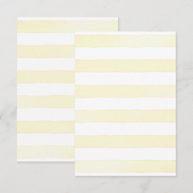 Convites Modern Lemon Floral Wreath Citrus Página 2 Casamen (Frente/Verso)