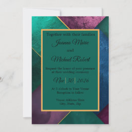 Convites Modern Luxe Wedding Invitation