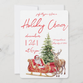 Convites Modern Merry Christmas Party 