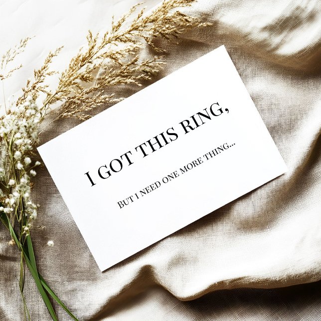 Convites Modern Minimalist Bridesmaid Proposal Card (Criador carregado)