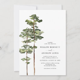 Convites Modern Mountain Wedding
