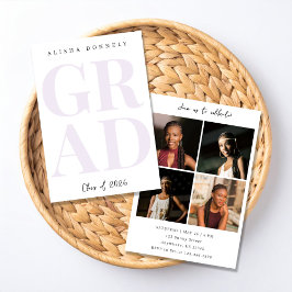 Convites Modern Photo Graduation Invitation