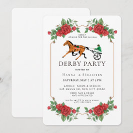 Convites Modern Race Horse Derby Party Equestrian 
