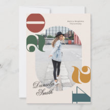 Modern Retro & Bold Class of 2024 Graduation