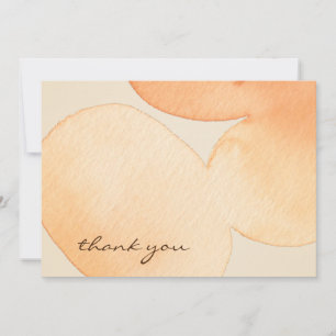 Convites Modern Serene Unificação de Cores de Água Obrigado