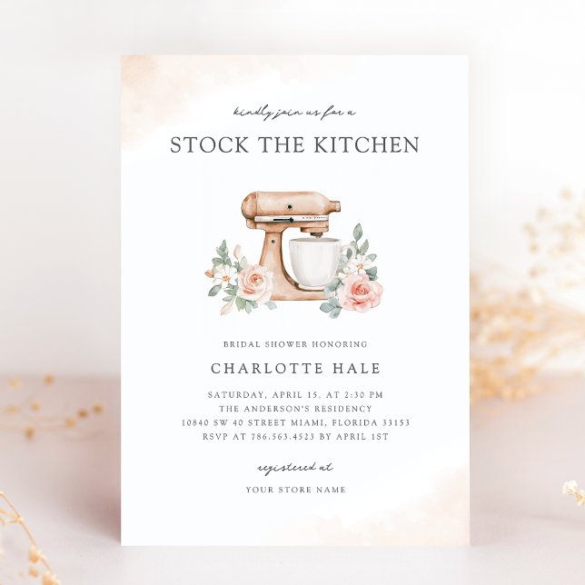 Convites Modern Stock da Cozinha (Criador carregado)
