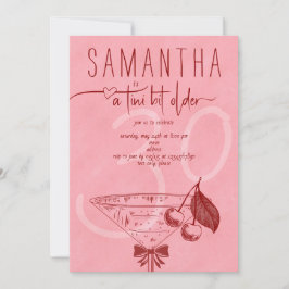 Convites Modern Tini Bit Antigo Cherry Martini Arco Anivers