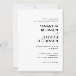 Convites Modern Wedding