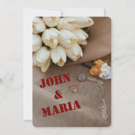 Convites Modern Wedding Invitation | Editable Design