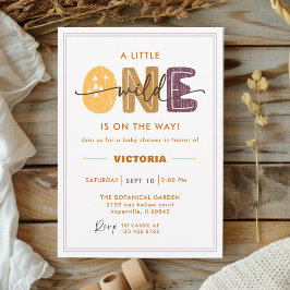 Convites Modern Wild One Baby Shower Photo