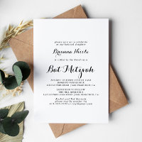 Moderna Caligrafia Bat Mitzvah