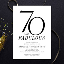 Moderno 70 e Fabuloso Aniversário de Setenta Anos