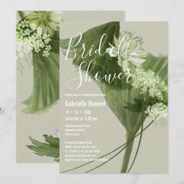 Convites Moderno Botânico Floral de Aquarela | Champanhe