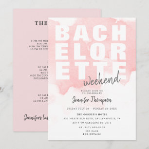 Convites Moderno cora o itinerário do fim de semana de