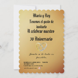 Convites Moderno,dorado Minimalista Celebracion