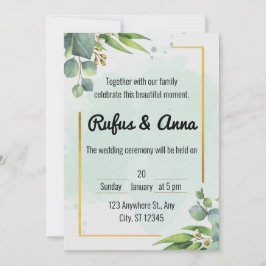 Convites Moderno e minimalista simples