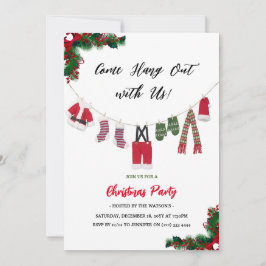 Convites Moderno Festa de Natal "Venha Desistir" do Papai N