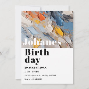 Convites Moderno minimalista artístico 