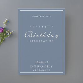 Convites Moderno Minimalista Qualquer Marco Adulto