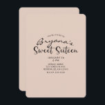 Convites Moderno mínimo qualquer cor doce 16 de 16 partidos<br><div class="desc">PERSONALIZAR PARA QUALQUER EVENTO</div>