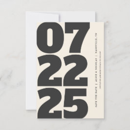 Convites Moderno Negrito Salve A Data Com Luz Fotográfica