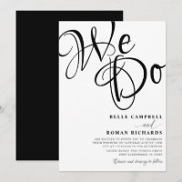 Moderno Realizamos Casamento Preto e Branco