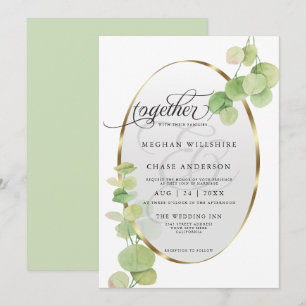 Convites Moderno Springtime Eucalyptus Barefoot™