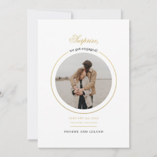 Convites Moderno, temos Festa de noivado de Fotos Envolvida