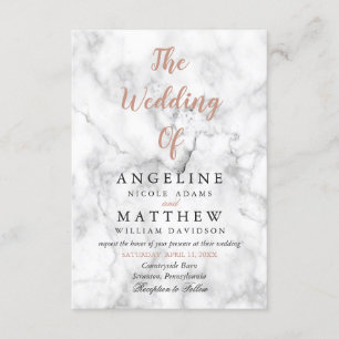 Convites modernos Dourados cor-de-rosa do