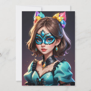 convites modernos mascarada doce 16