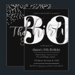Convites Modernos para aniversário de 30 anos<br><div class="desc">Convites Modernos para aniversário de 30 anos. Esses convites modernos de aniversário de 30 anos apresentam uma tipografia elegante que diz "30, 30" escrito em folha de prata falsa. Este convite sofisticado é uma escolha clássica para um aniversário de 30 anos fabuloso! Outros materiais de festa e decorações estão disponíveis...</div>