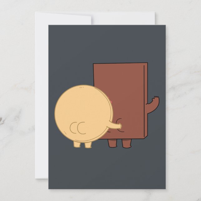 Convites Modo De Reprodução Choco E Pancake (Frente)