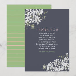 Convites Modos de tendência Obrigados de Chá de fraldas res