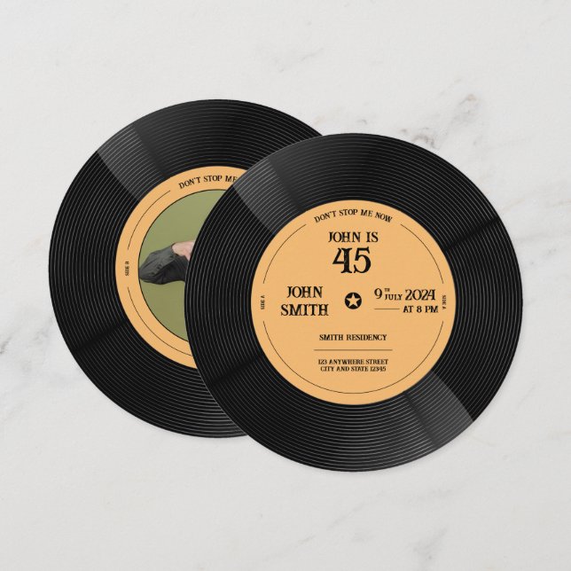 Convites ModoVinil (Frente/Verso)