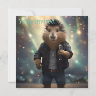 Convites "Mohawk Capybara: Aproximando o rio!"