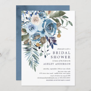 Convites Mola d'água verde e Chá de panela florido cor-de-r