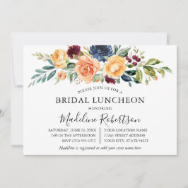 Convites Mola De Água Mistura De Calor Floral Bridal Lunche