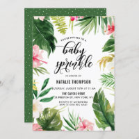 Mola Floral Tropical Aquarela Bebida Sprinkle