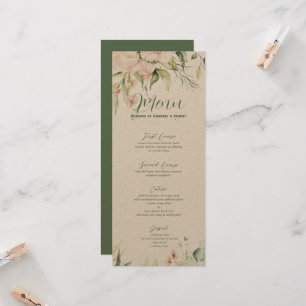 Convites Moldura de casamento com rosas rosa pastel