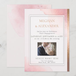 Convites Moldura de Fotografia do Noivado de Lava-Cria